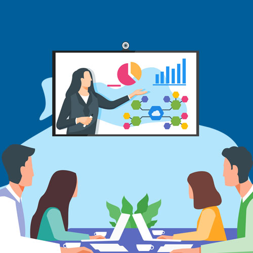 128554-PRSA-Operational-Manager-to-a-Strategic-Leader_500X500_TS1 illustration of woman leading meeting