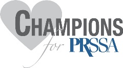 Champions for PRSSA logo